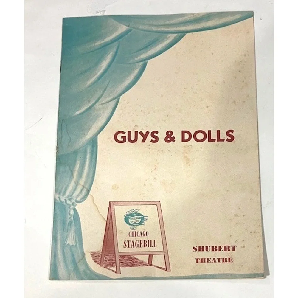 Lot of 4 Vintage 1950's Chicago Stagebill   